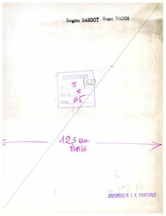 Brigitte Bardot and Roger Vadim - Vintage Photograph - 1960s