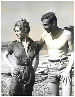 Brigitte Bardot and Roger Vadim - Vintage Photograph - 1960s