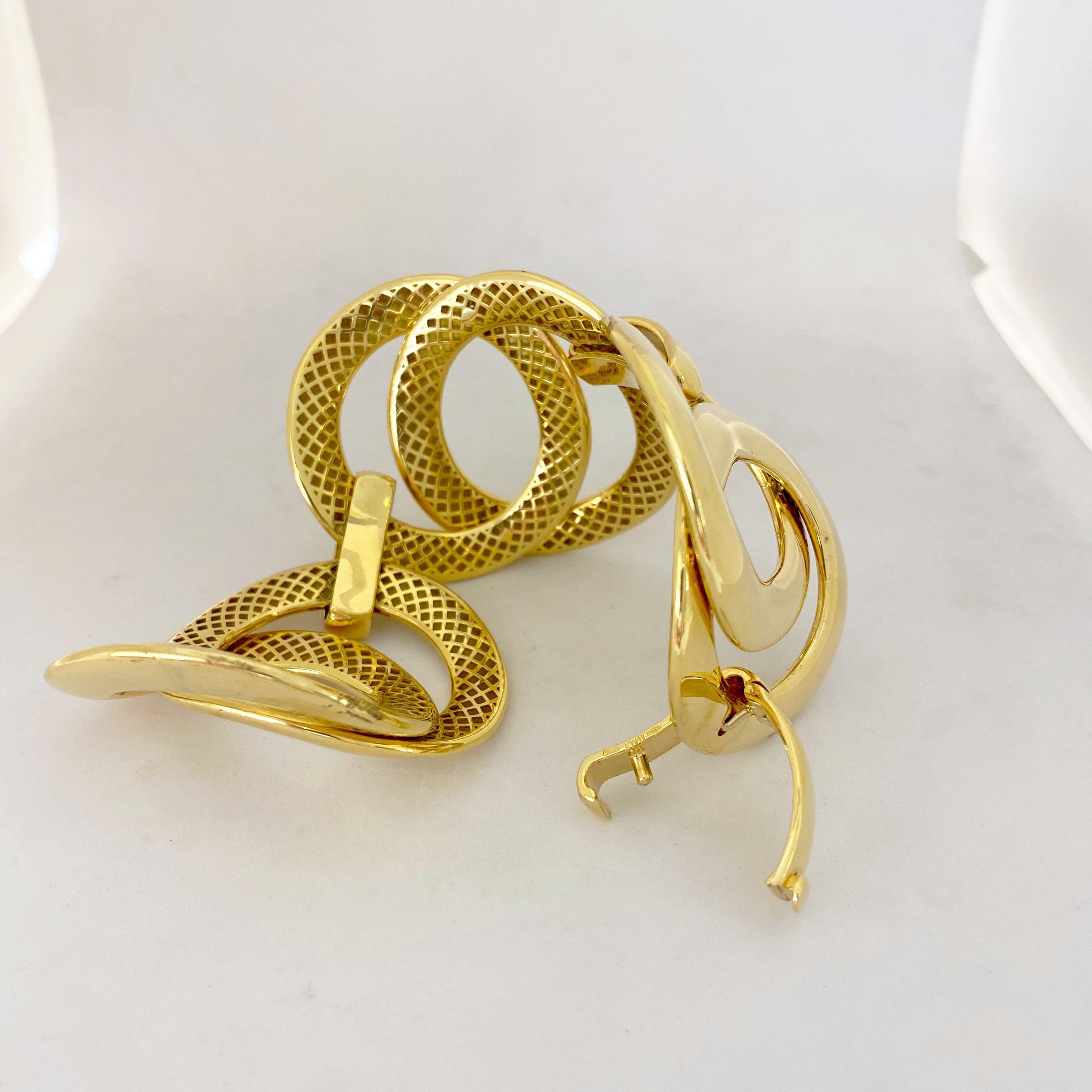 Antonio Papini 18kt Yellow Gold Link Bracelet For Sale 1