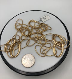 Antonio Papini Gelbgold Gliederkette Halskette