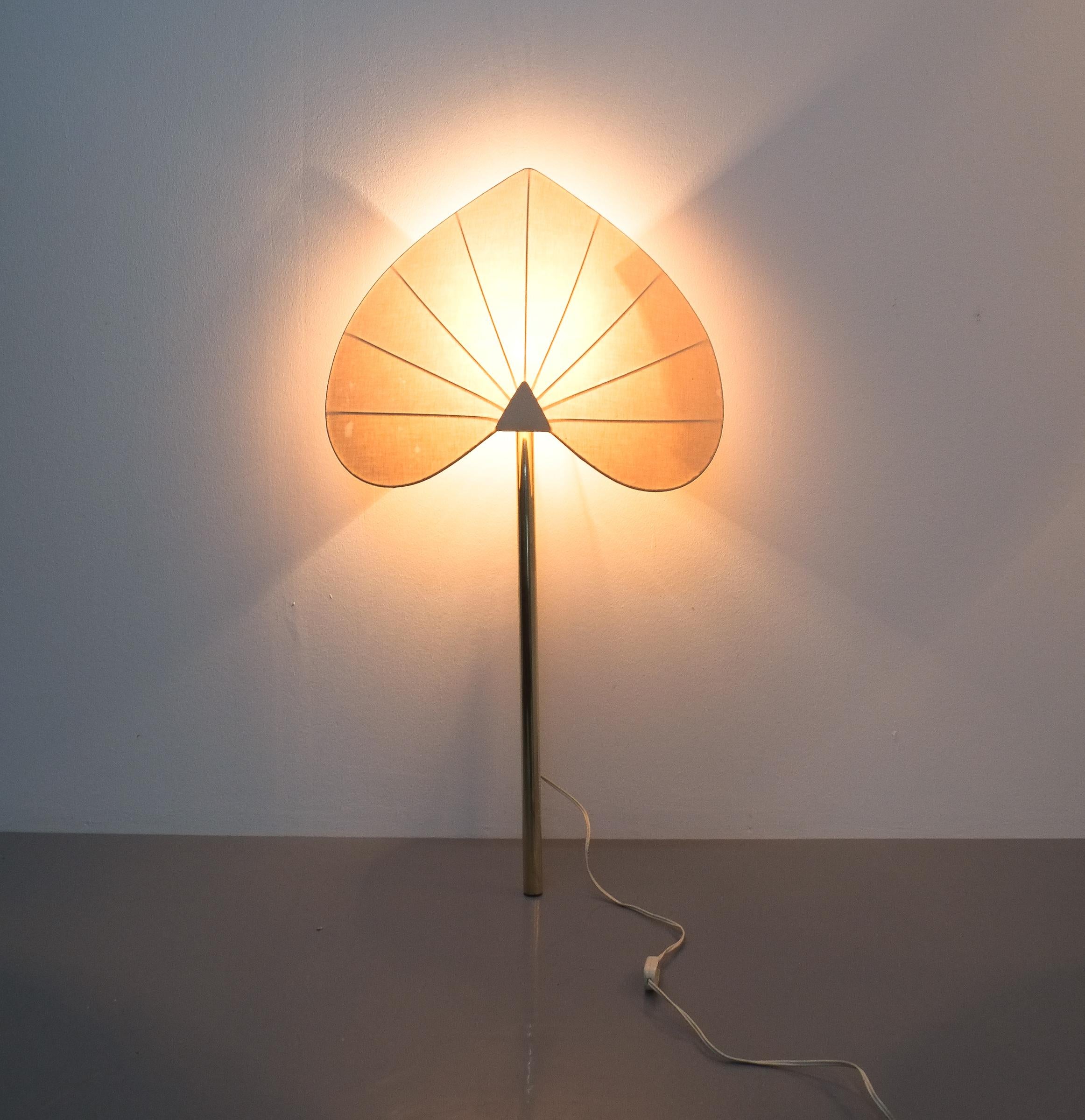 Antonio Pavia Ensemble de trois lampadaires ou appliques Laiton, Italie, vers 1970 en vente 2