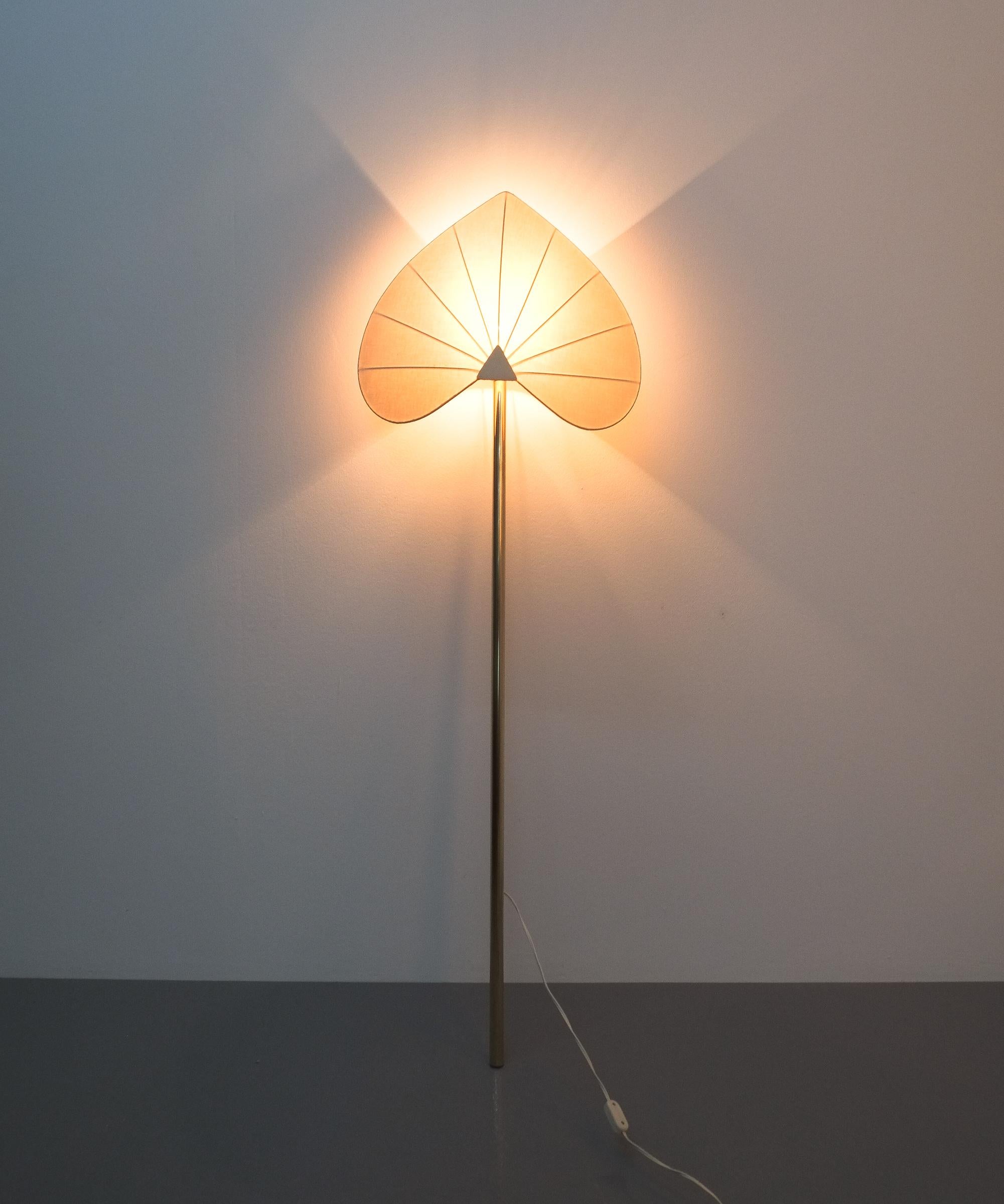 Antonio Pavia Ensemble de trois lampadaires ou appliques Laiton, Italie, vers 1970 en vente 1