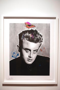 "CAN I TWO TOYS" (FRAMED) Pittura di 30" x 24" pollici di Antonio Pelayo