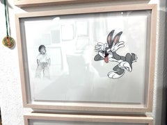 "Conejo" (FRAMED) Painting 14.5" x 20" inch by Antonio Pelayo