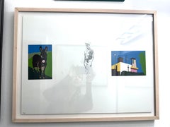 „Dont Belong Here“ (FRAMED) Gemälde 18" x 24" Zoll von Antonio Pelayo