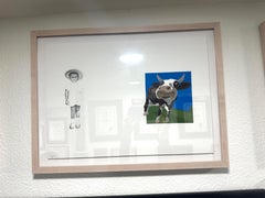 "El Toro" (FRAMED) Painting 14.5" x 20" inch by Antonio Pelayo