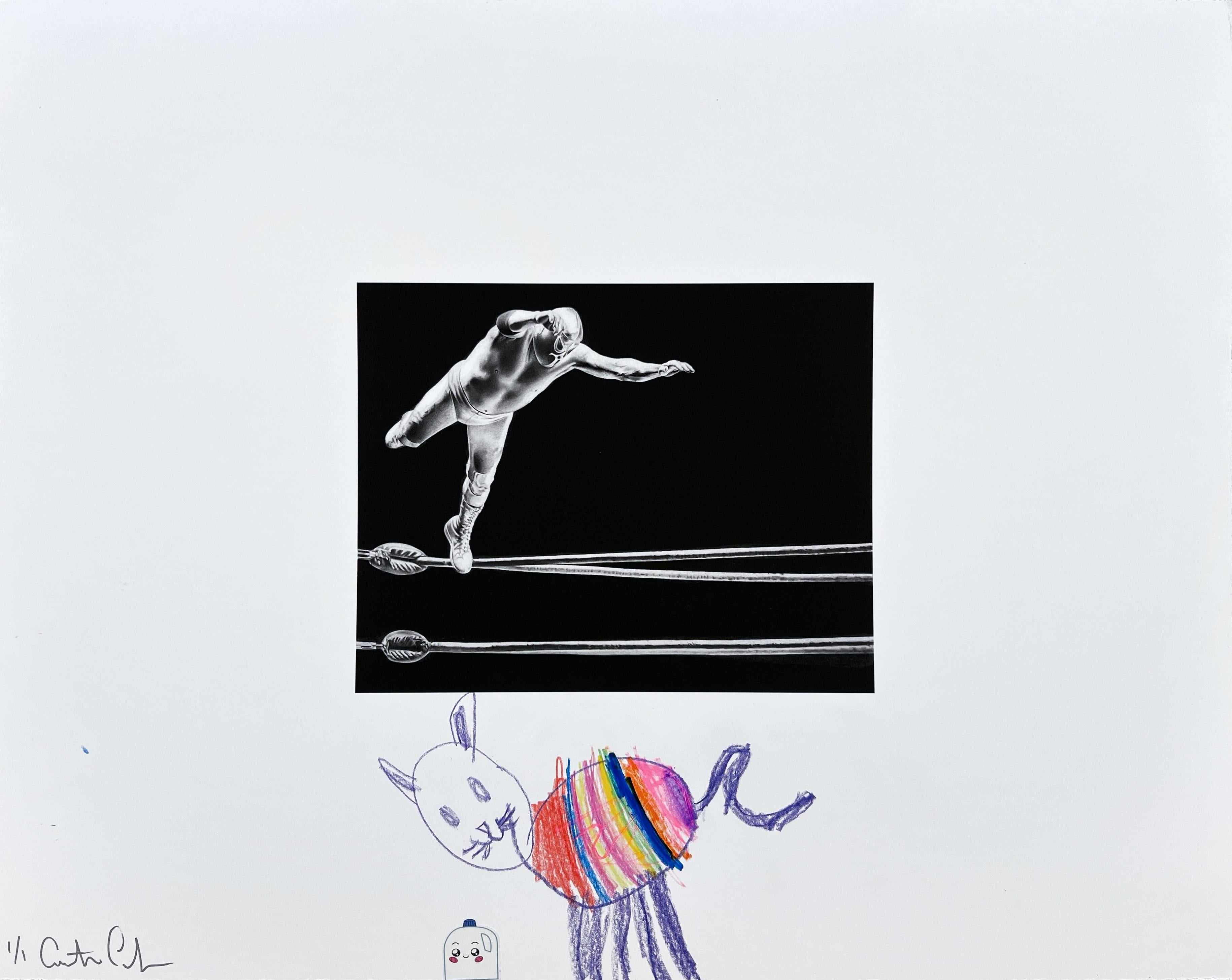 "KITTY" (FRAMED) Painting 24" x 30" inch by Antonio Pelayo

Medium: Marker on paper

Size: 24" x 30" inch
Size framed: 27.5" x 34" inch

From Pelayo VS Pelayo exhibition:
The exhibition highlights the distinct yet intertwined creative paths of the