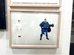 "Super Artist" (FRAMED) Painting 14.5" x 20" inch by Antonio Pelayo