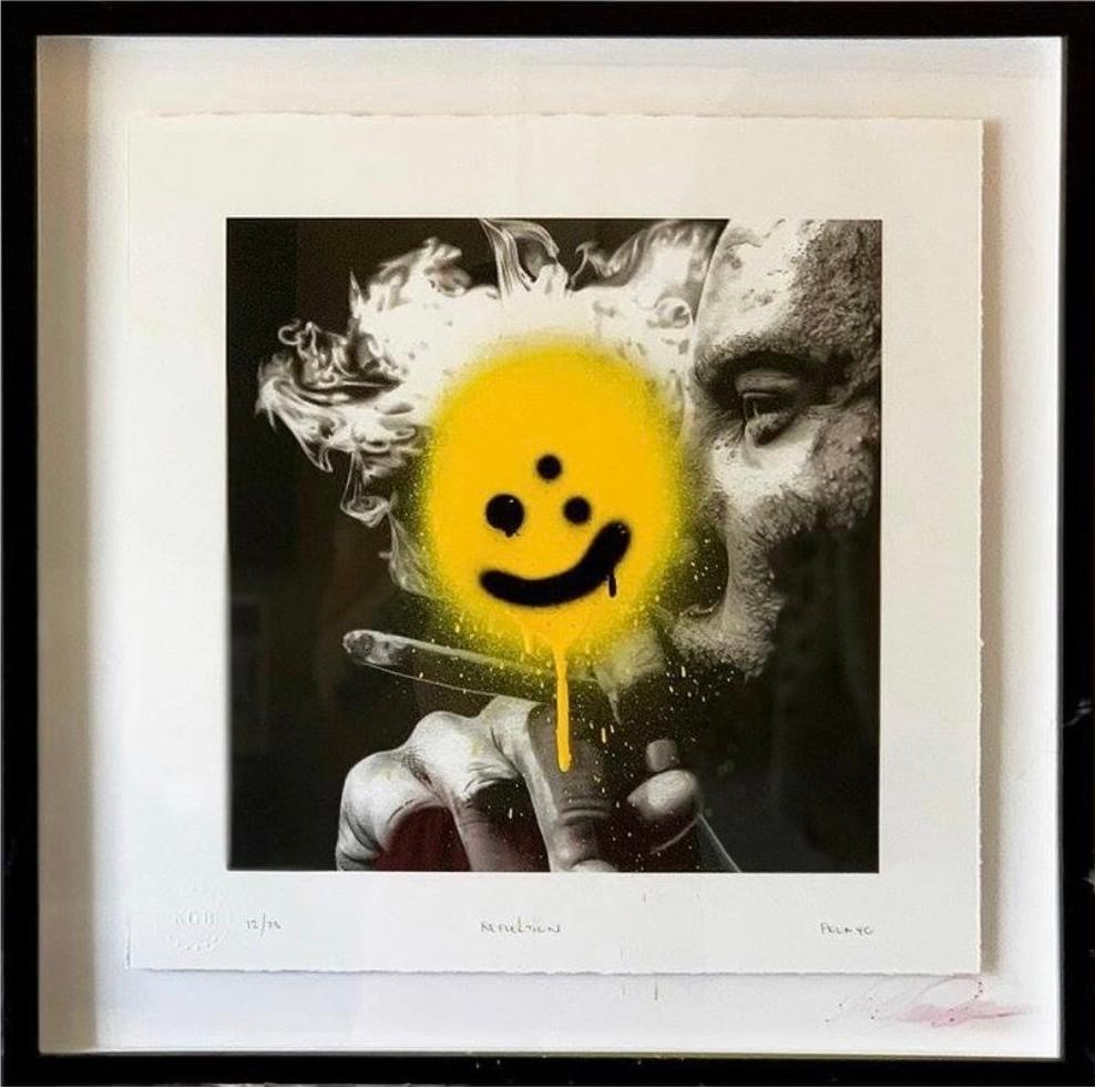 "Reflection " (FRAMED) Print 15" x 15" in by Antonio Pelayo x Isaac Pelayo

Artist Antonio Pelayo, born in Glendale, California, and yet raised for most of his childhood in the Mexican countryside, has never had his own country. Moving from an