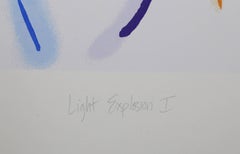 Light Explosion I, Abstract Minimalist Lithograph by Antonio Peticov