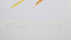 Passing By II, Abstract Minimalist Screenprint by Antonio Peticov