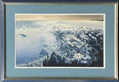 Coral Reef Painting Life Mag Published 1953. Mid Century Modern American Scene