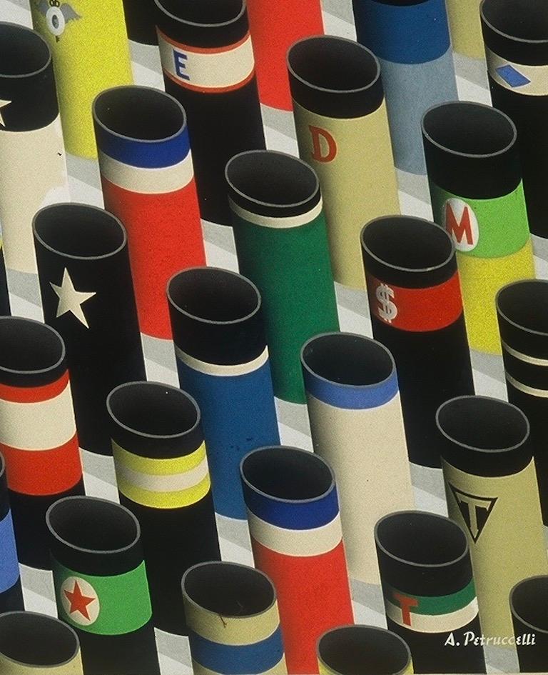 Pintura original Portada de la fortuna Publicada en 1937 American Modern  - Museo Met - Painting de Antonio Petruccelli