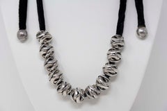 Antonio Pineda Mexico 970 Silver Spheres Necklace