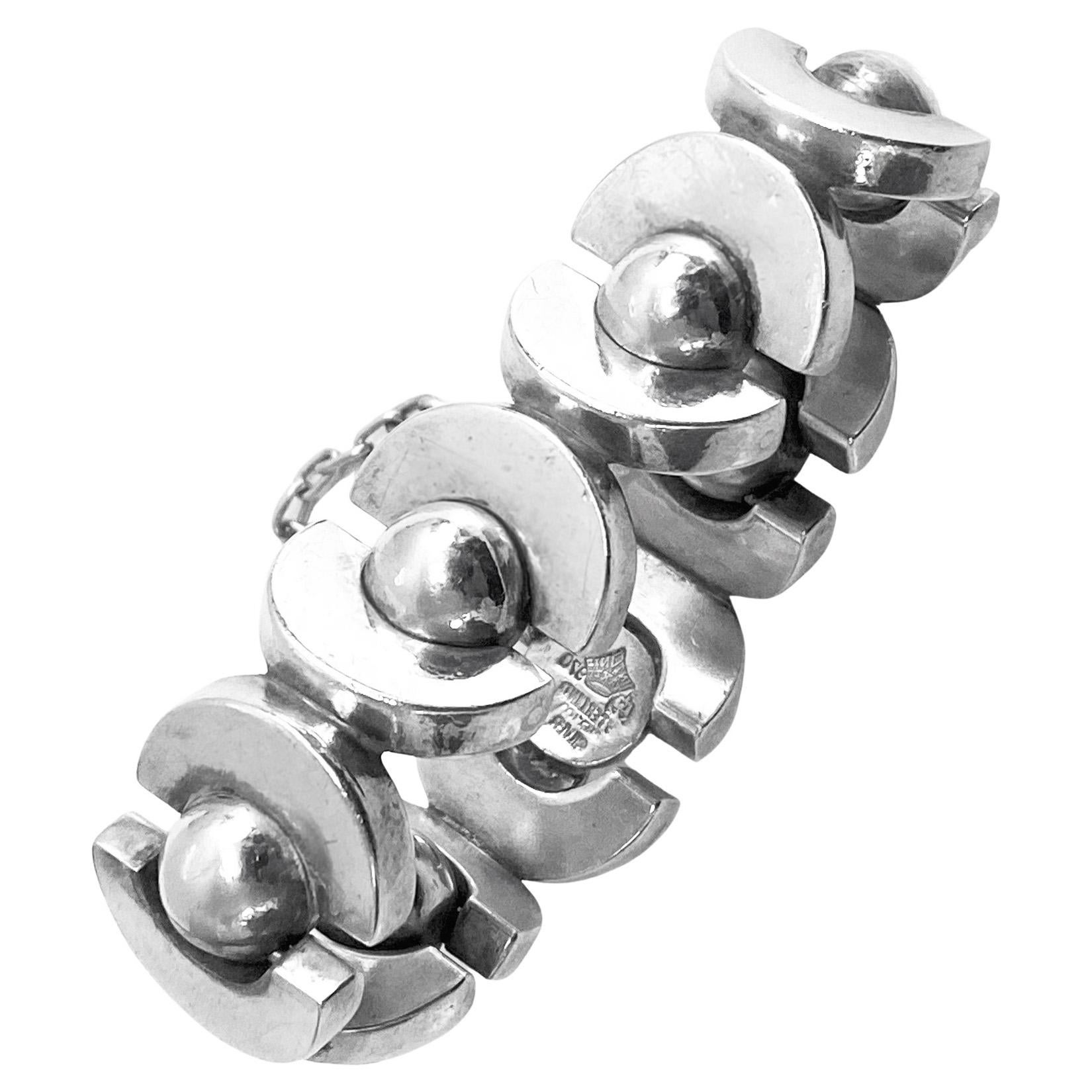 Antoñio Pineda 970 std Bracciale Modernista del Mid Century in argento C.C. in vendita 4