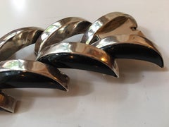 Antonio Pineda Mexican Sterling and Onyx Bracelet