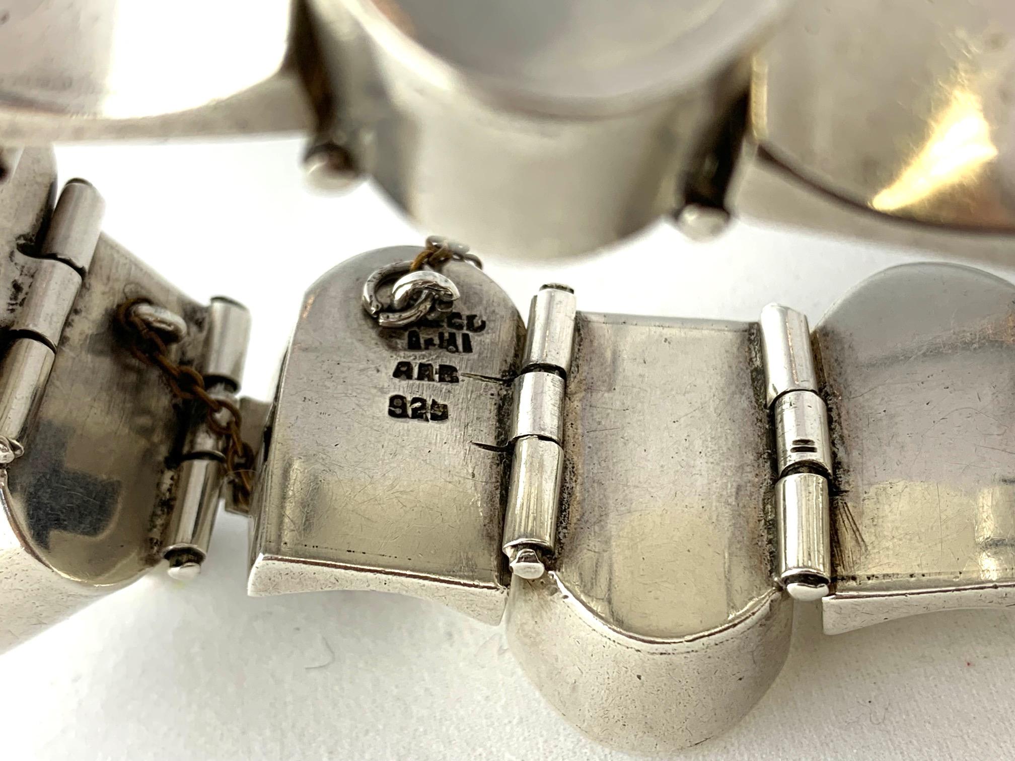 Antoñio Pineda Taxco Sterling Silver MidCentury Modernist 