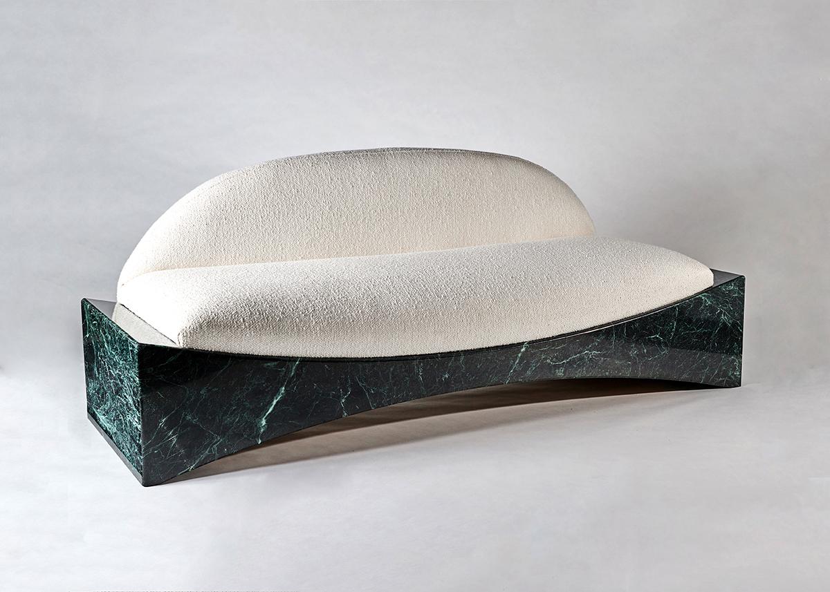 Italian Antonio Pio Saracino, Arc, Contemporary Marble Sofa, Italy, 2022 For Sale