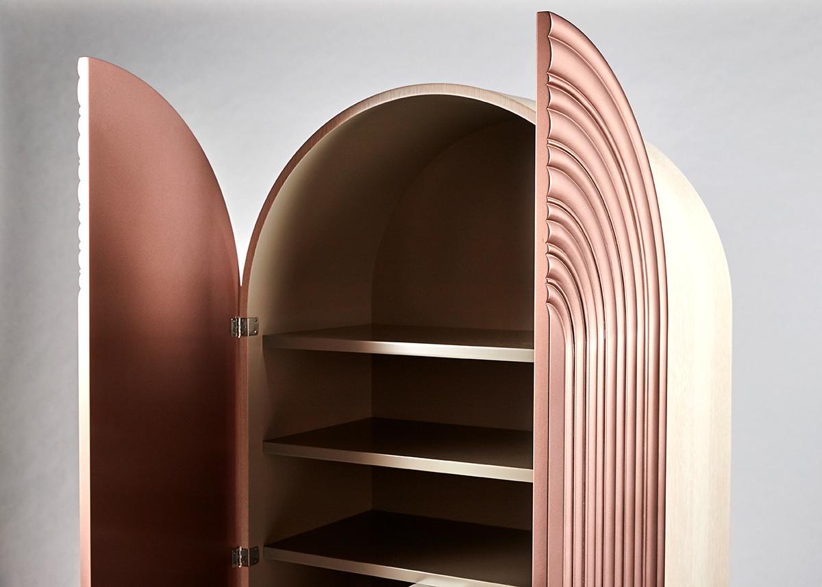 Antonio Pio Saracino, Echo, Vertical Contemporary Cabinet, Italy, 2021 For Sale 4
