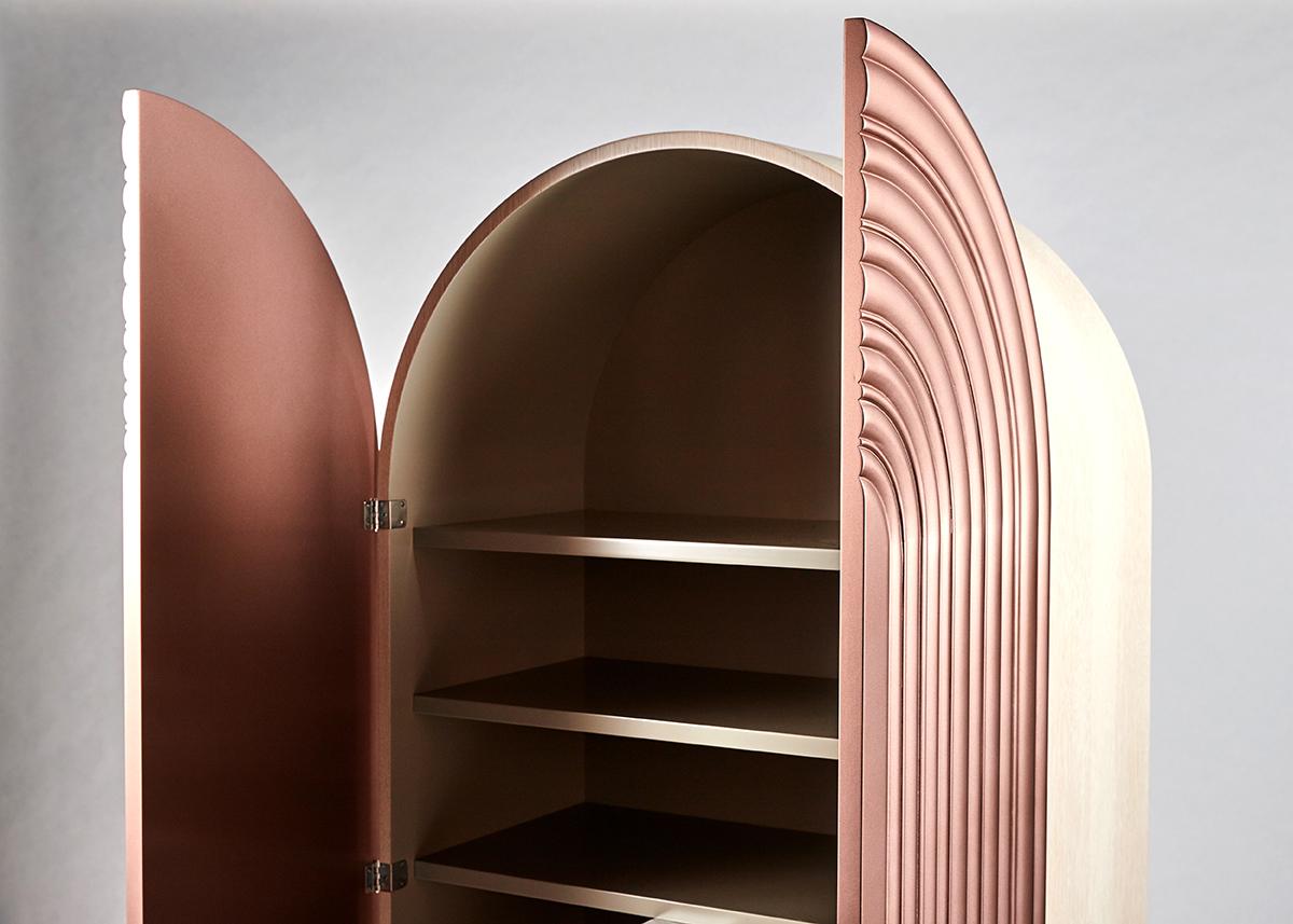Antonio Pio Saracino, Eco, armario contemporáneo vertical, Italia, 2021 en venta 4