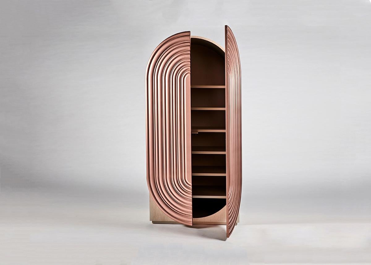 Antonio Pio Saracino, Echo, Vertical Contemporary Cabinet, Italy, 2021 In New Condition For Sale In New York, NY