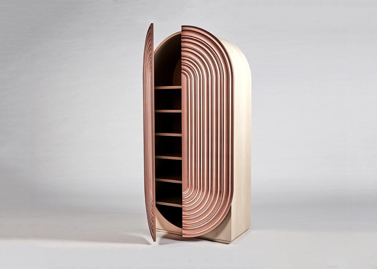 Antonio Pio Saracino, Echo, Vertical Contemporary Cabinet, Italy, 2021 For Sale 2