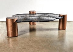 Antonio Pio Saracino, Malachite, Large Low Coffee Table, Italy, 2021