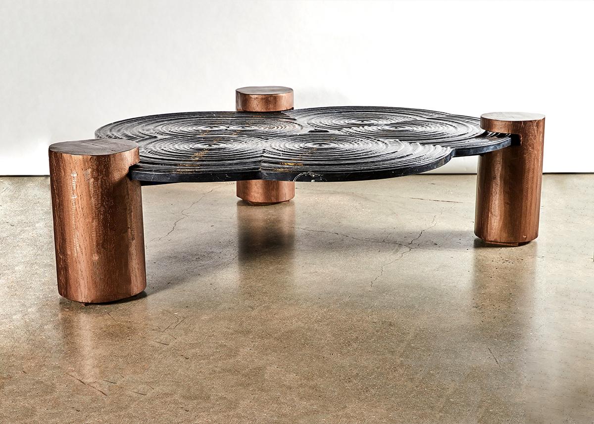 Antonio Pio Saracino’s furniture is of a piece with his sculptural and architectural projects. Of ingenious and meticulous design and execution, each work is perfectly tailored to its particular space, its function and form united in an elegant