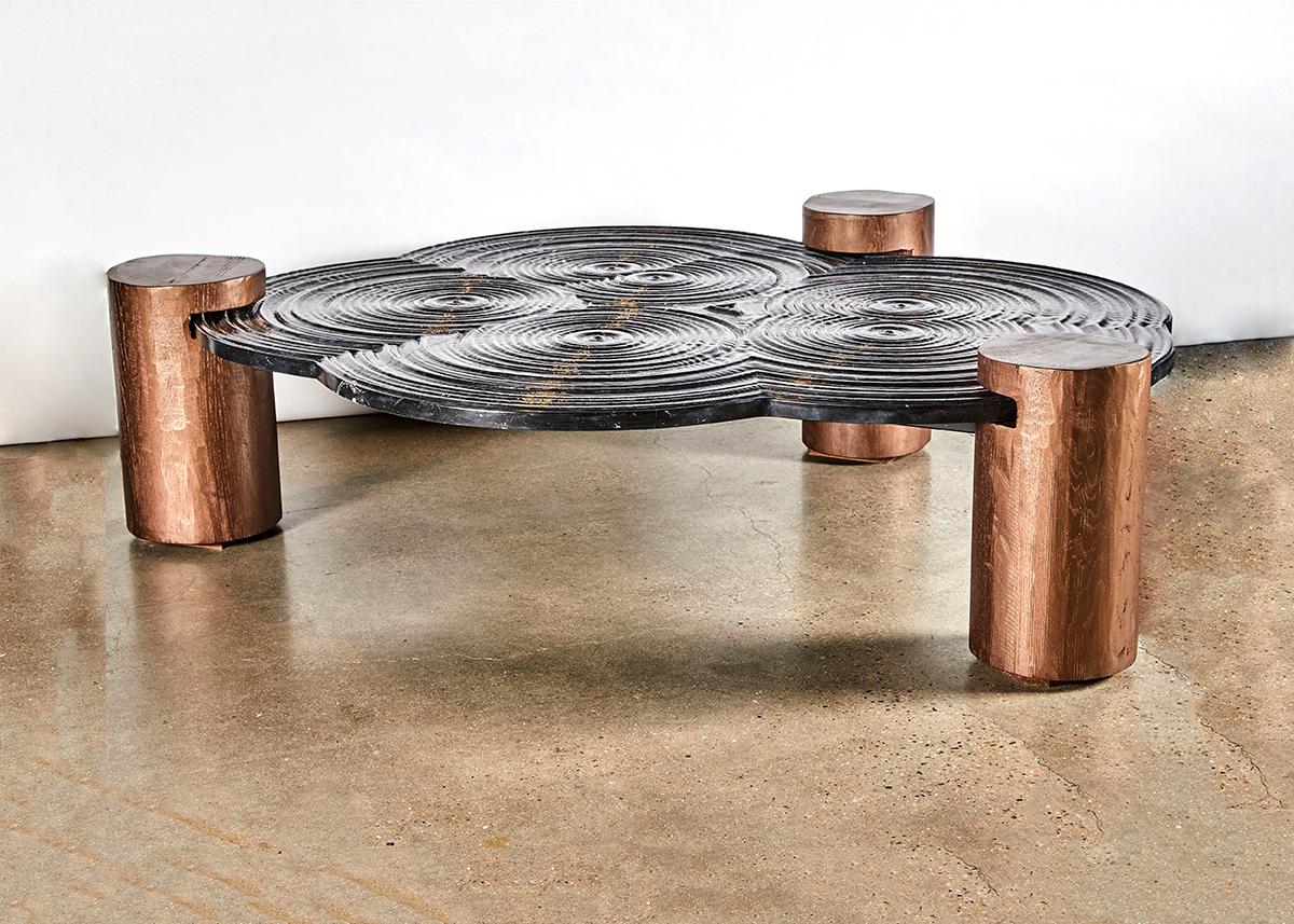 XXIe siècle et contemporain Grande table basse Malachite d'Antonio Pio Saracino, Italie, 2021 en vente