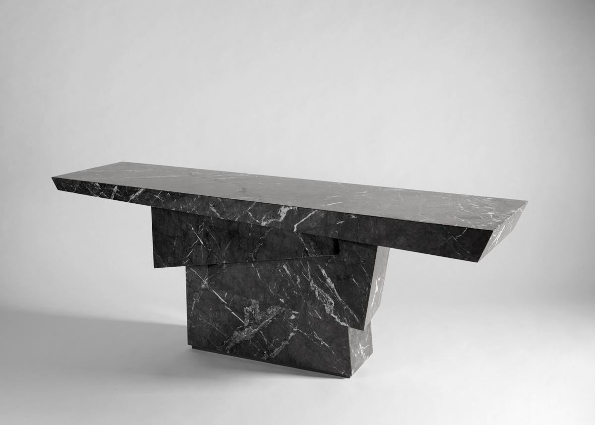 Antonio Pio Saracino, Pyrite, console contemporaine en marbre, US, 2022 Neuf - En vente à New York, NY