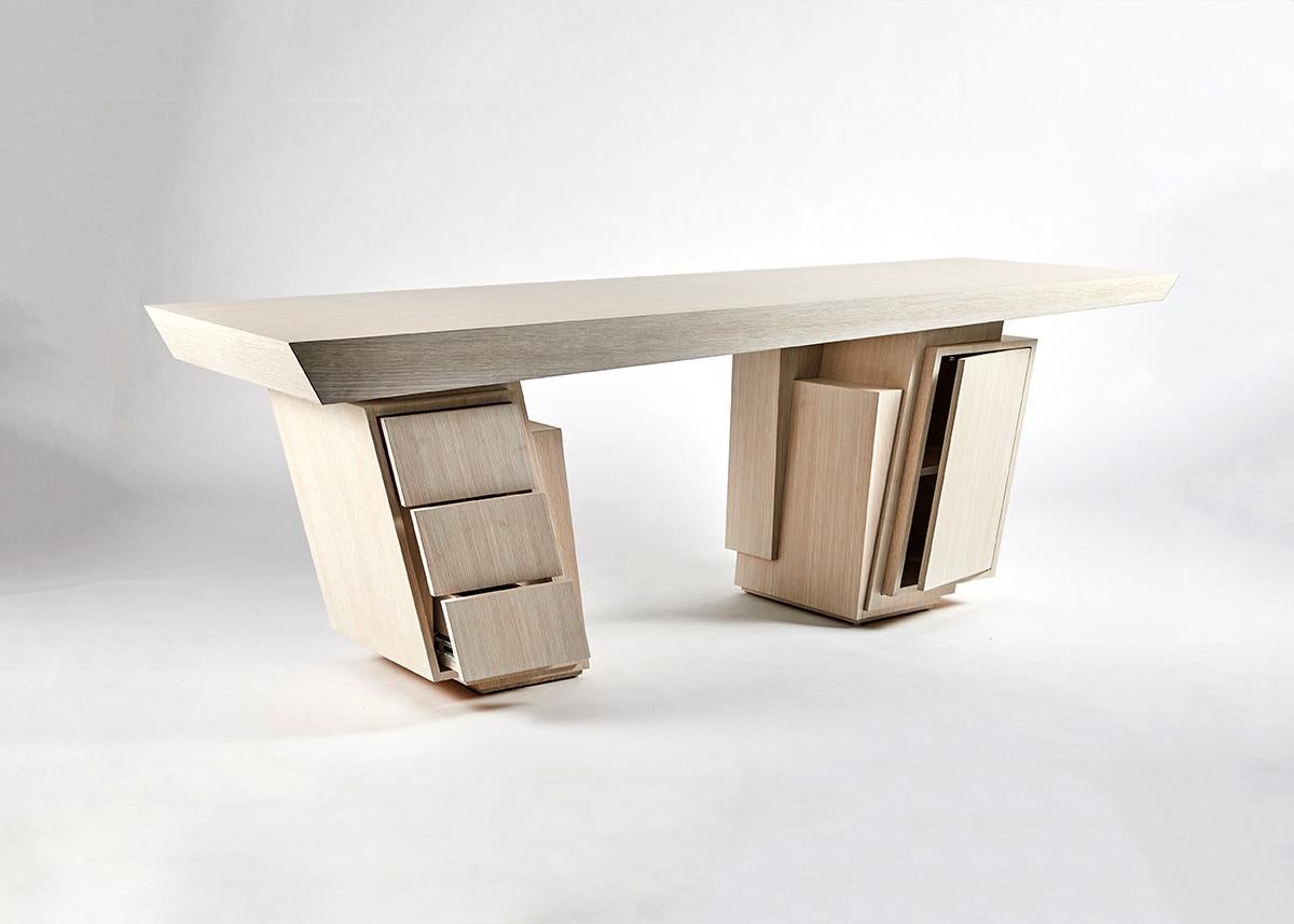 Antonio Pio Saracino, Pyrite Desk #4, Italy, 2022 In New Condition For Sale In New York, NY