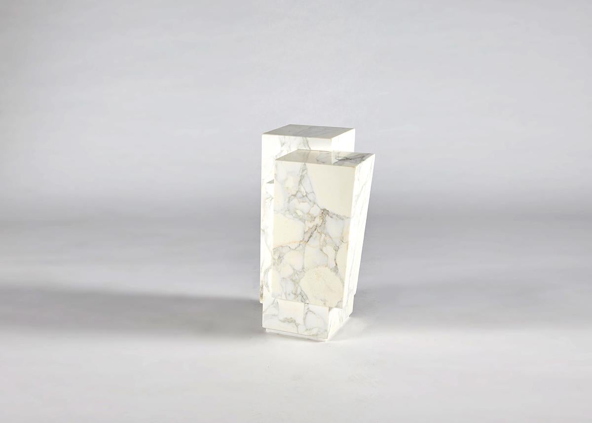Table d'appoint Pyrite en marbre d'Antonio Pio Saracino, Italie, 2021 Neuf - En vente à New York, NY