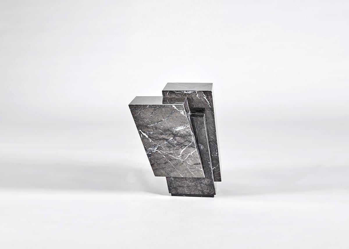 Antonio Pio Saracino, Pyrite, Marble Side Table, Italy, 2021 In New Condition For Sale In New York, NY