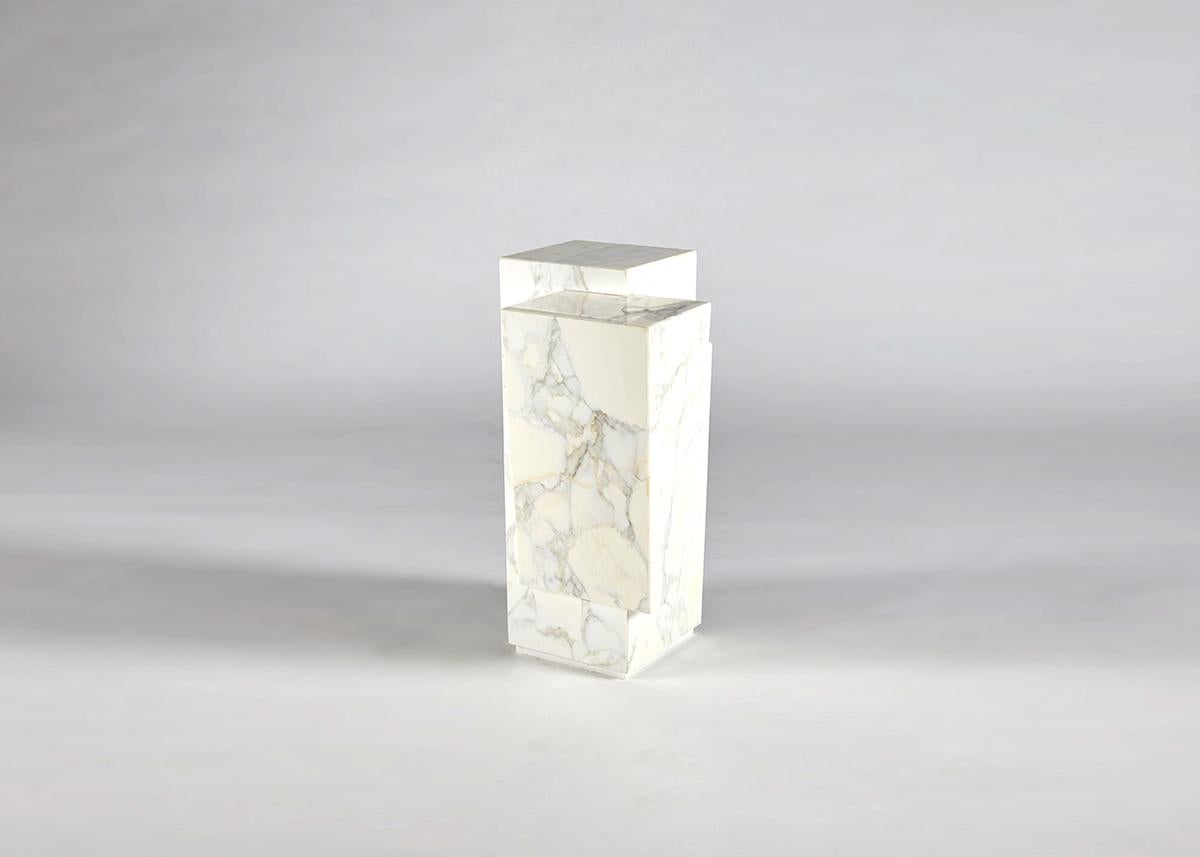 XXIe siècle et contemporain Table d'appoint Pyrite en marbre d'Antonio Pio Saracino, Italie, 2021 en vente
