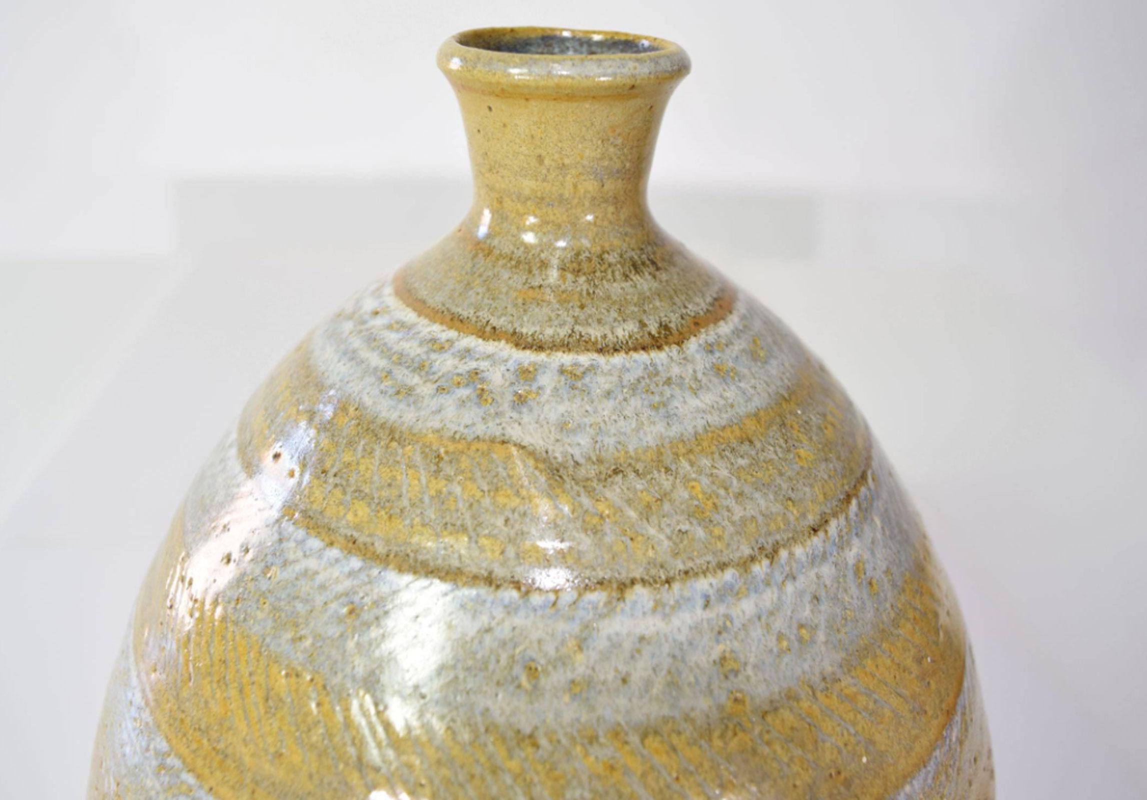 Mid-Century Modern Antonio Prieto Ceramic Vase For Sale