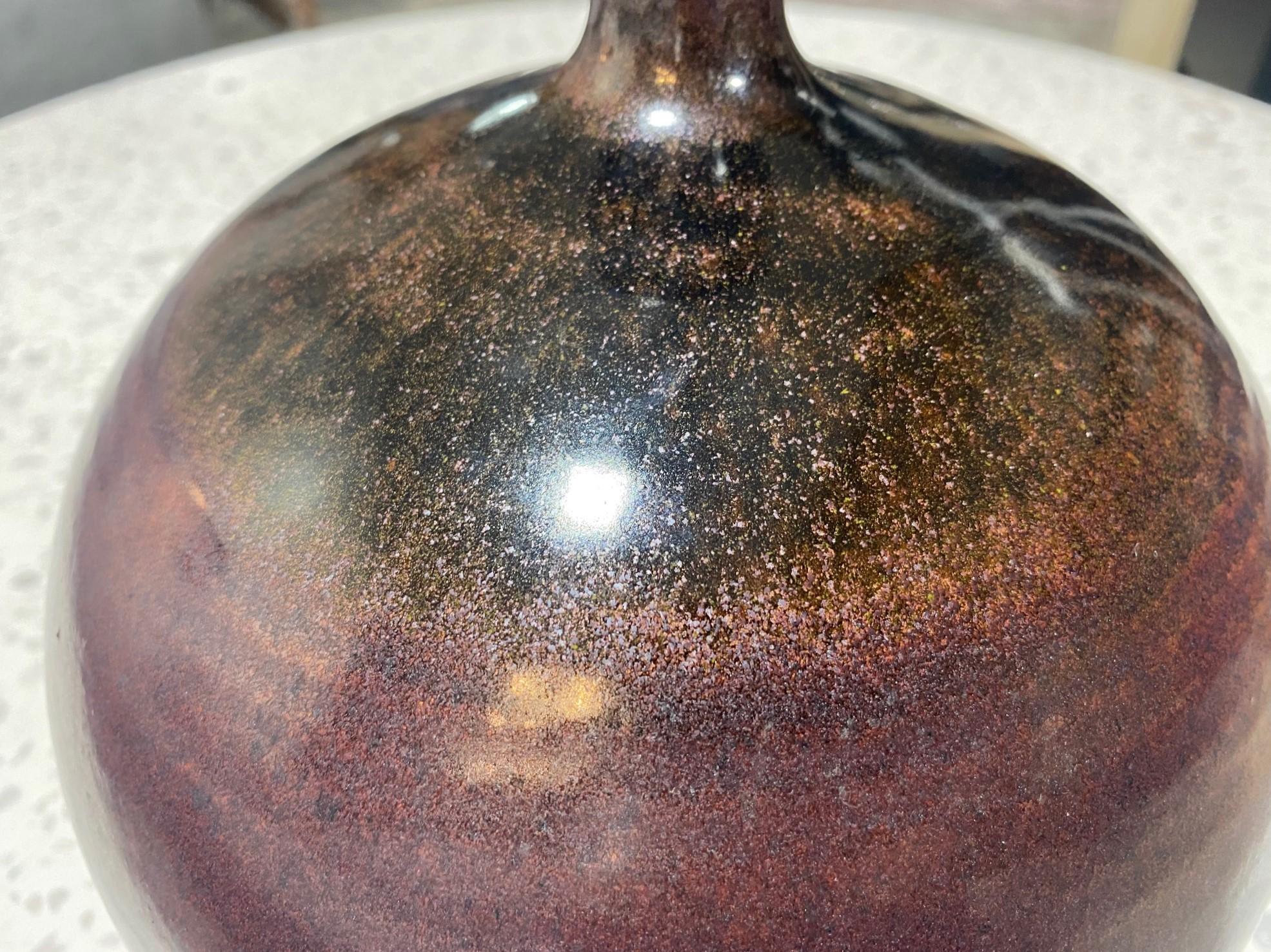 Antonio Prieto Signed Mid-Century Modern California Studio Pottery Large Vase For Sale 2