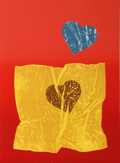 Amor, colorida litografía Pop Art de Antonio Recalcati