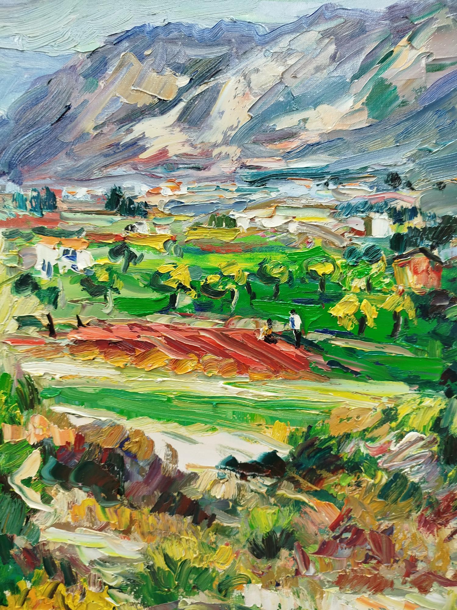 Reverte Albarracinoriginal painting - Expressionist Painting by Antonio Reverte