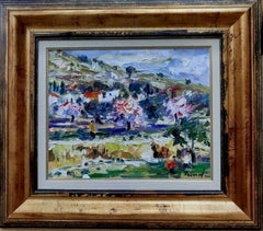 Reverte Mandorli e ulivi. quadro originale