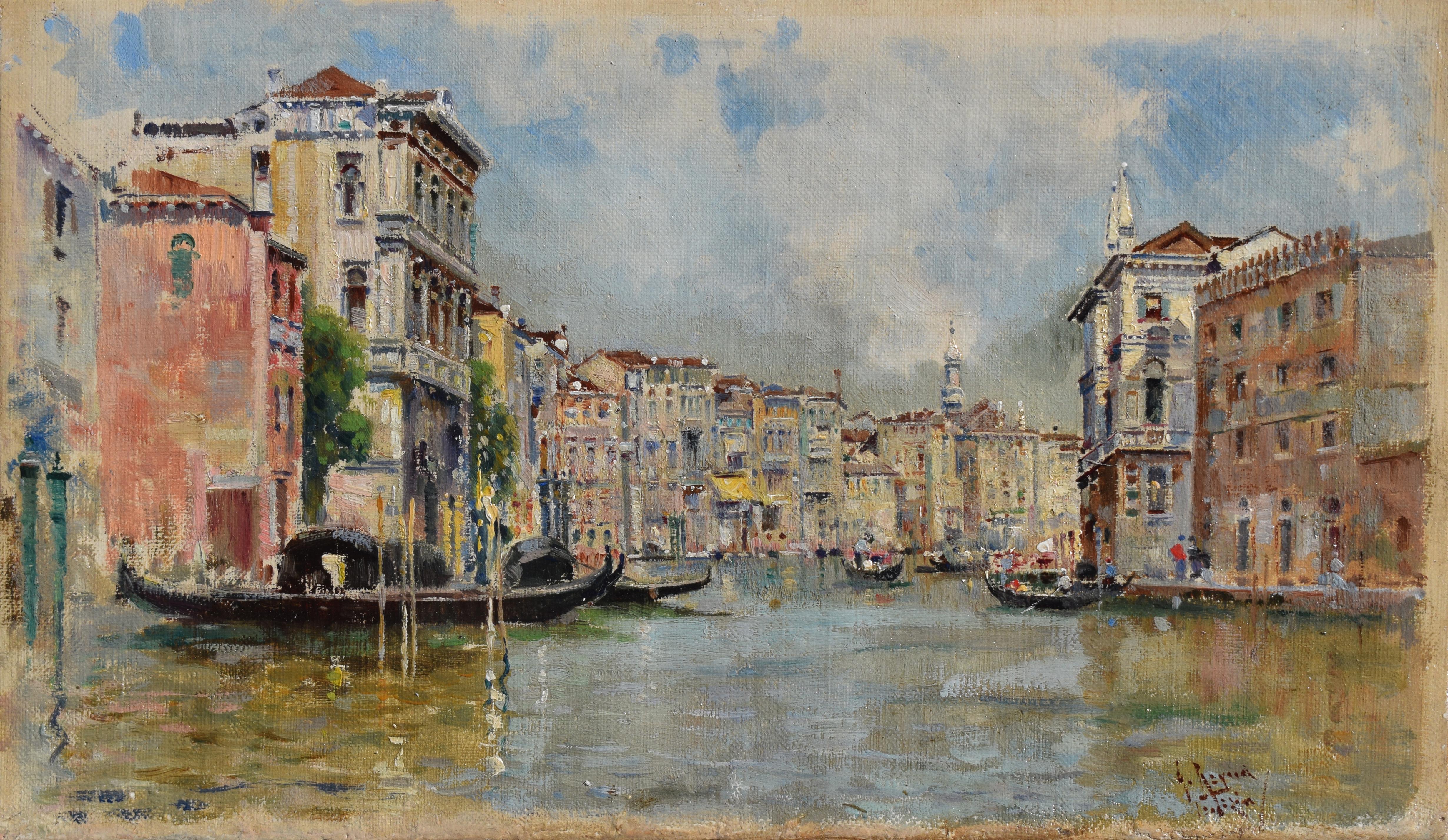 Landscape Painting de Antonio Reyna Manescau - El Gran Canal