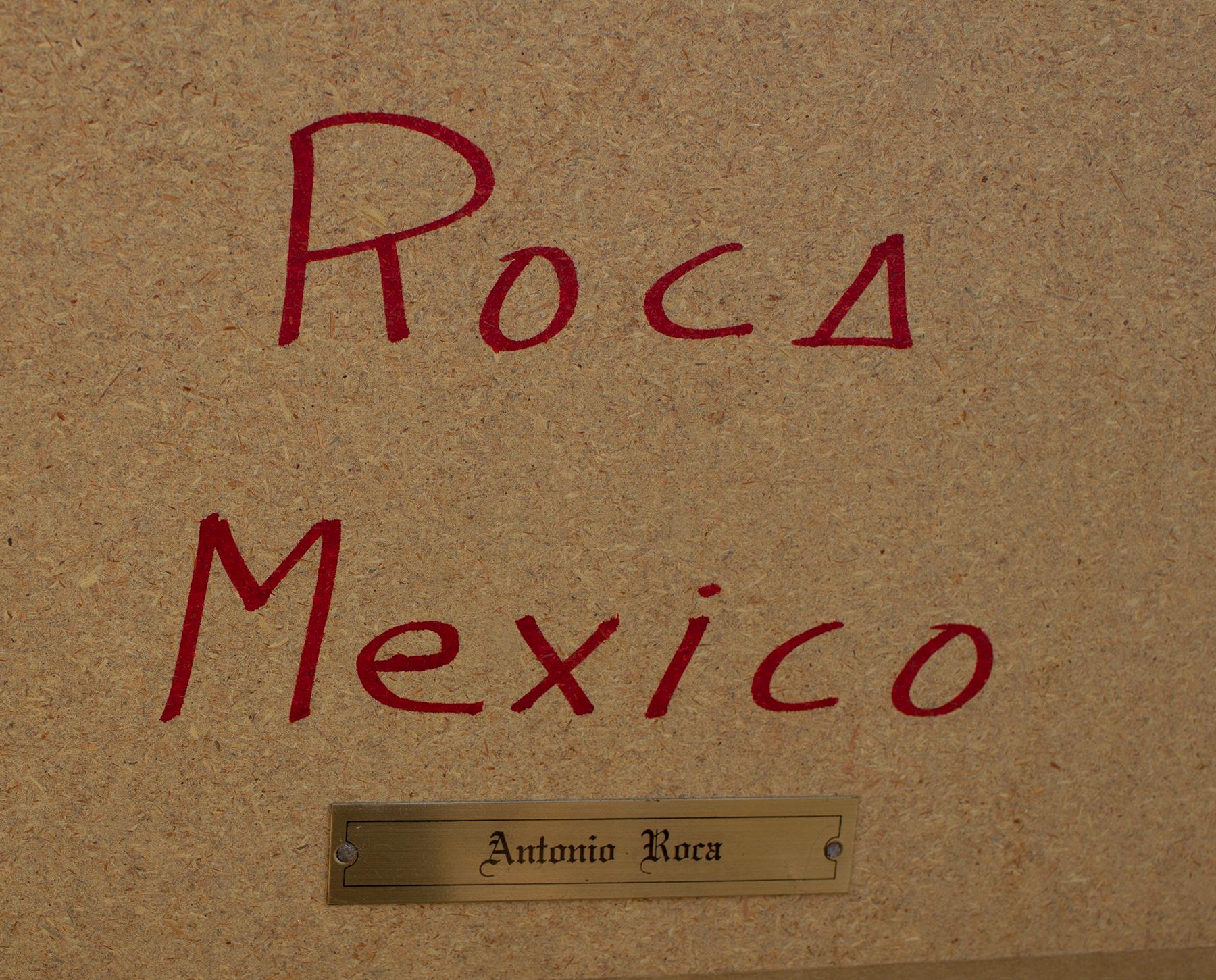 Antonio Roca Textile Composition in Suede Linen & Patinated Bronze Mexico, 1970s 3