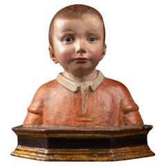 Antique Antonio Rossellino (Settignano 1427 - Firenze 1479) - Bust of a young boy