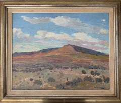 Los Monegros Spain Europe landscape oil on canvas painting