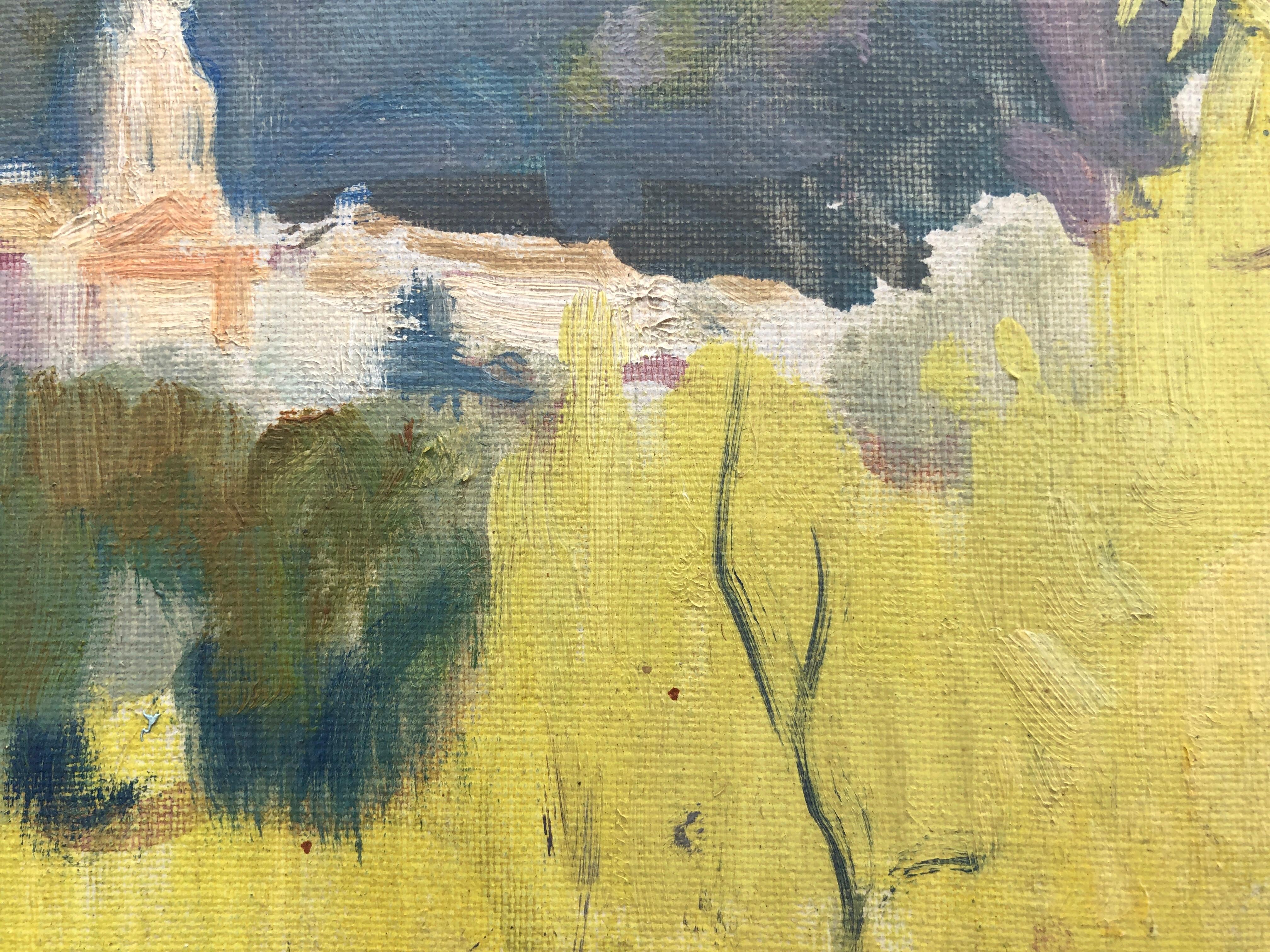 Antonio s Herrero (1927-2012) - Paysage - Huile sur toile.
L'huile mesure 27x35 cm.
Sans cadre.