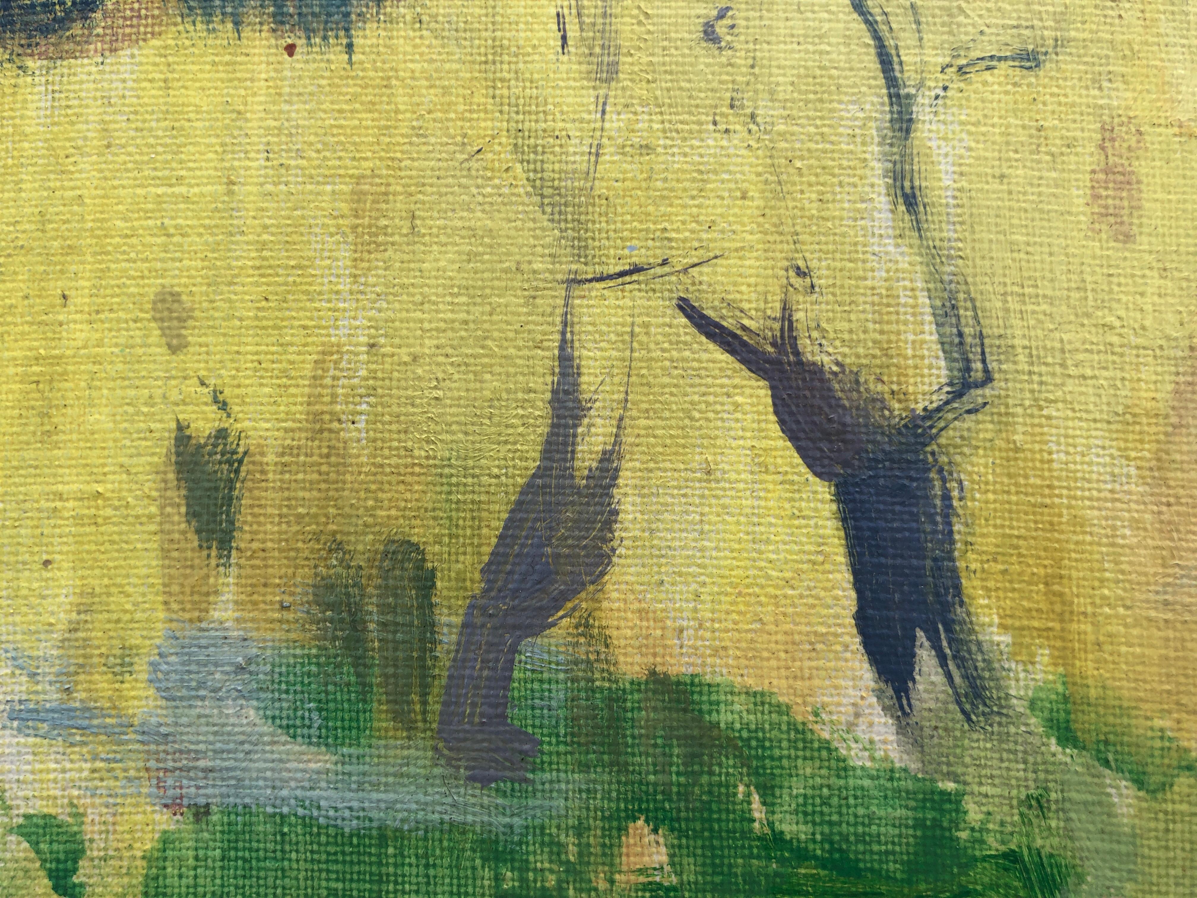 Paysage espagnol peinture à l'huile sur toile en vente 2