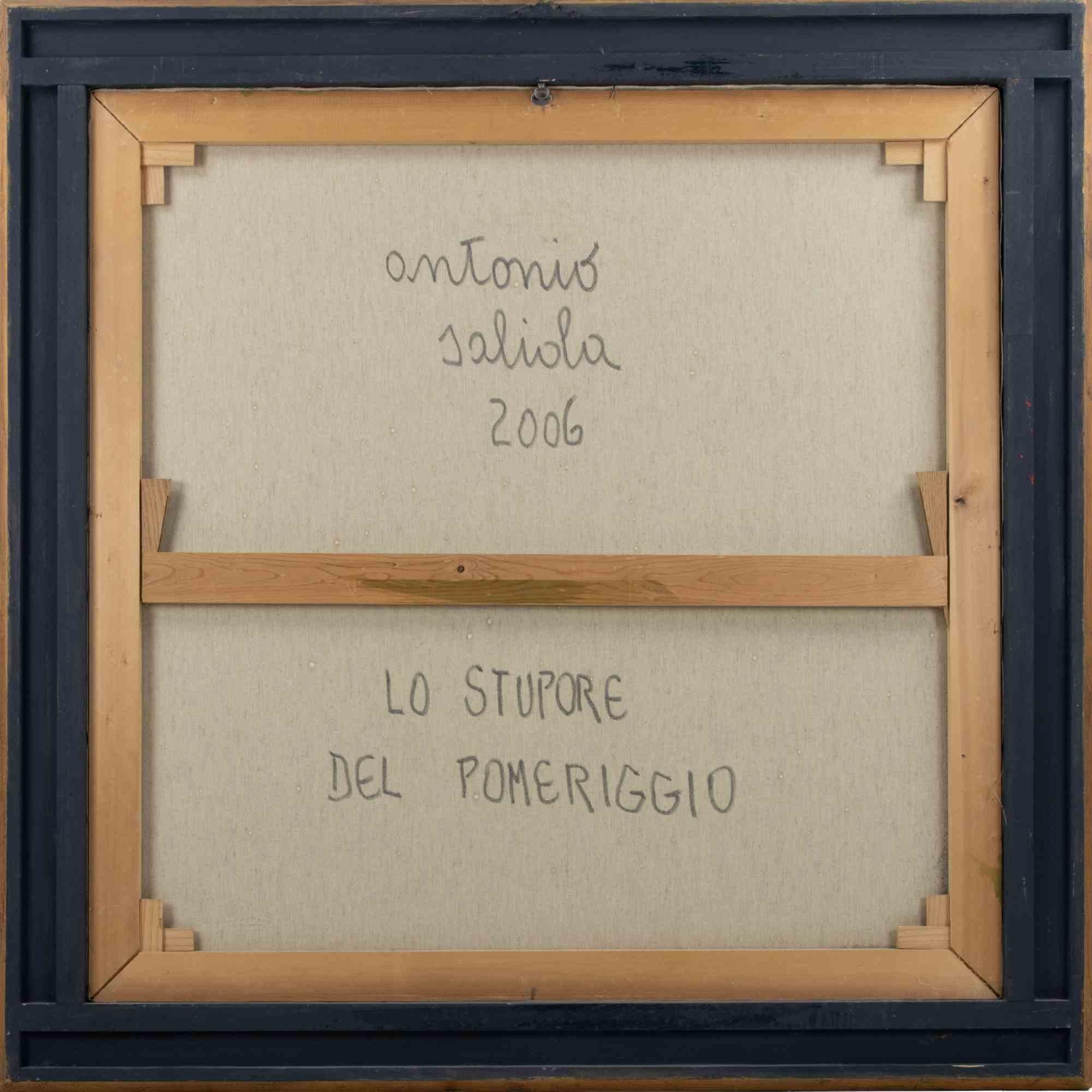 Lo Stupore del Pomeriggio - Ölgemälde von Antonio Saliola- 2006 im Angebot 5