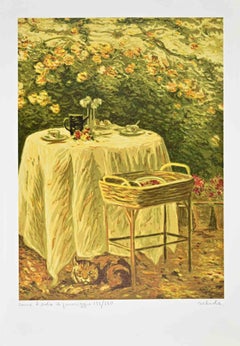 Come è Dolce il Pomeriggio - Lithograph by Antonio Saliola - 1990s