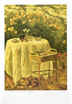 Come è Dolce il Pomeriggio - Lithograph by Antonio Saliola - 1990s