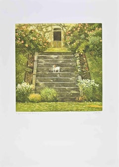 Il Guardiano del Porto - Acquaforte di Antonio Saliola - Anni '90