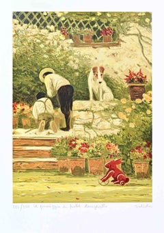 Il Pomeriggio di Fratel Coniglietto - Lithograph by Antonio Saliola - 1990s